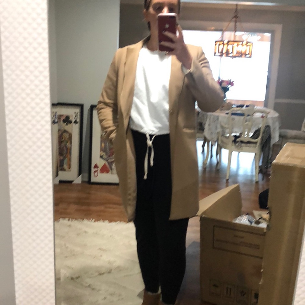 Banana republic camel coat